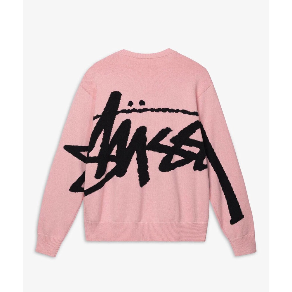Stussy STOCK SWEATER - pink